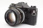 Canon AE-1 black + FD 1.4/50mm S.S.C. READ Single lens, Nieuw