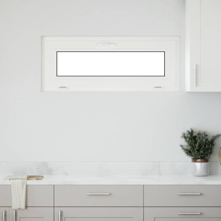 vidaXL Kelderraam RISOR 110x40 cm Kantelbaar 2-voudig glas, Doe-het-zelf en Verbouw, Glas en Ramen, Nieuw, Verzenden