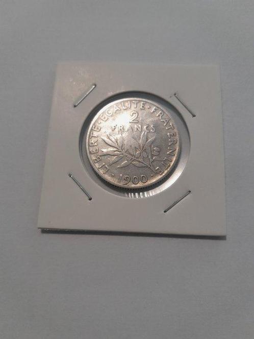 Frankrijk. 2 Francs 1900 Semeuse (Zonder Minimumprijs), Postzegels en Munten, Munten | Europa | Euromunten