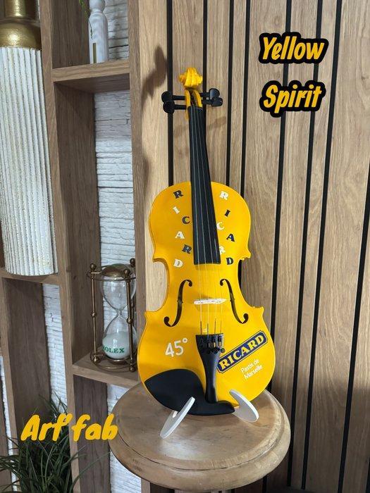 Artfab - Violon, Yellow Spirit, Antiek en Kunst, Kunst | Designobjecten