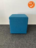 Rohde & Grahl - Poef - met wielen - 47.5x45x45cm - Blauw, Vergader- of Presentatieruimte, Ophalen of Verzenden, Gebruikt, Stoel