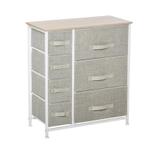 TRUUSK Ladekast Dressoir 7 Laden, Modern Design, 63,5 Cm X 3, Huis en Inrichting, Kasten | Overige, Verzenden, Nieuw