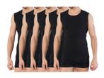 5 stuks Bonanza A-shirt - ronde hals - mouwloos - zwart, Verzenden