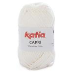 Katia Capri - 82145 ivoorkleurig - Katoen Garen, Ophalen of Verzenden, Nieuw