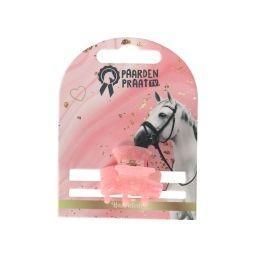 PaardenpraatTV Haarklem Roze, Sieraden, Tassen en Uiterlijk, Uiterlijk | Haarverzorging, Ophalen of Verzenden