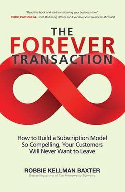 Forever Transaction How To Build A Subs 9781260458701, Boeken, Taal | Engels, Zo goed als nieuw, Verzenden
