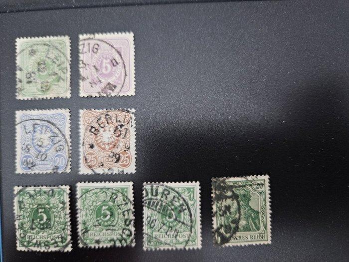 Duitse Rijk - Diverse geprüfte postzegels uit het Duitse, Postzegels en Munten, Postzegels | Europa | Duitsland