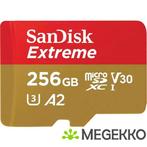 SanDisk Extreme 256GB MicroSDXC Geheugenkaart, Verzenden, Nieuw