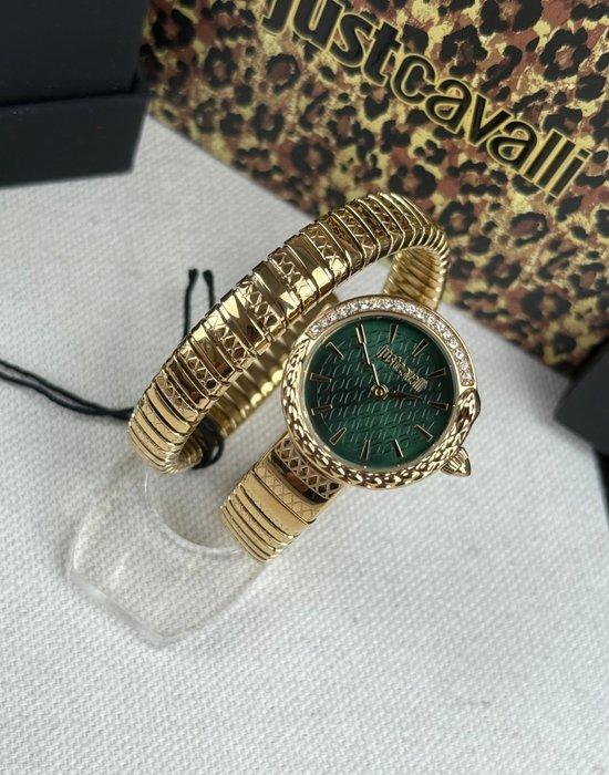 Just Cavalli - Signature Snake watch Green - Zonder, Sieraden, Tassen en Uiterlijk, Horloges | Heren