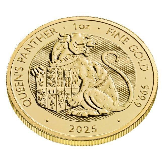Verenigd Koninkrijk. 100 Pounds 2025 1 oz £100 GBP Great, Postzegels en Munten, Edelmetalen en Baren