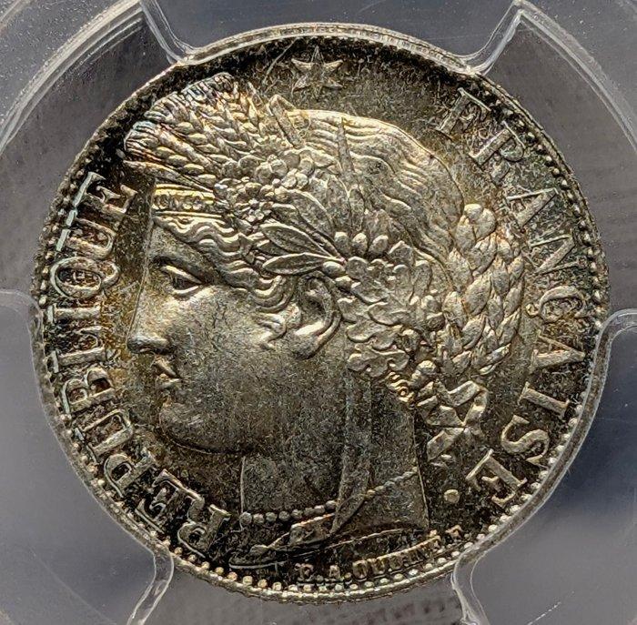 Frankrijk. 1 Franc 1888-A Ceres. PCGS MS65, Postzegels en Munten, Munten | Europa | Euromunten