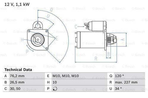 Startmotor / Starter FORD B-MAX (1.4,1.4 LPG,1.6 Ti), Auto-onderdelen, Motor en Toebehoren, Nieuw, Ophalen of Verzenden