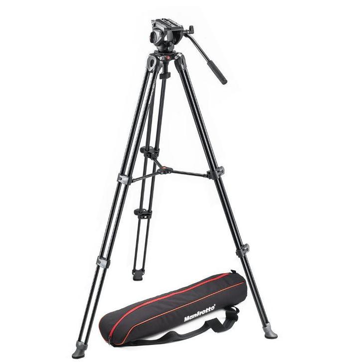 Manfrotto MVK500AM Video Kit, Audio, Tv en Foto, Fotografie | Statieven en Balhoofden, Driepoot, Nieuw, 150 tot 175 cm, Met balhoofd