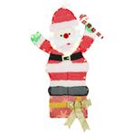 TRUUSK LED Kerstdecoratie - Kerstman in Warm Wit - Stalen Fr, Verzenden, Nieuw