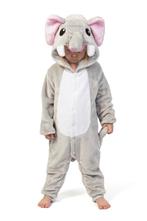 Onesie Grijze Olifant Pakje 86-92 Olifantenpak Kostuum Grijs, Kinderen en Baby's, Carnavalskleding en Verkleedspullen, Ophalen of Verzenden