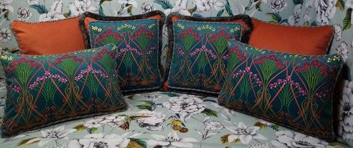 Kussenset met Liberty memories stof van Manufatti Toscani,, Antiek en Kunst, Kunst | Designobjecten