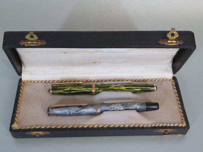 Merlin 33 & Merlin Elegant Fountain pen - Zonder, Verzamelen, Pennenverzamelingen