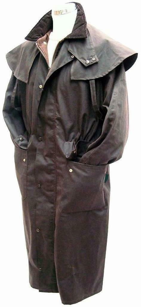 Hunter Classic Outback Lange Wax Jas Waxcoat Waxjas, Kleding | Dames, Jassen | Winter, Bruin, Nieuw, Verzenden