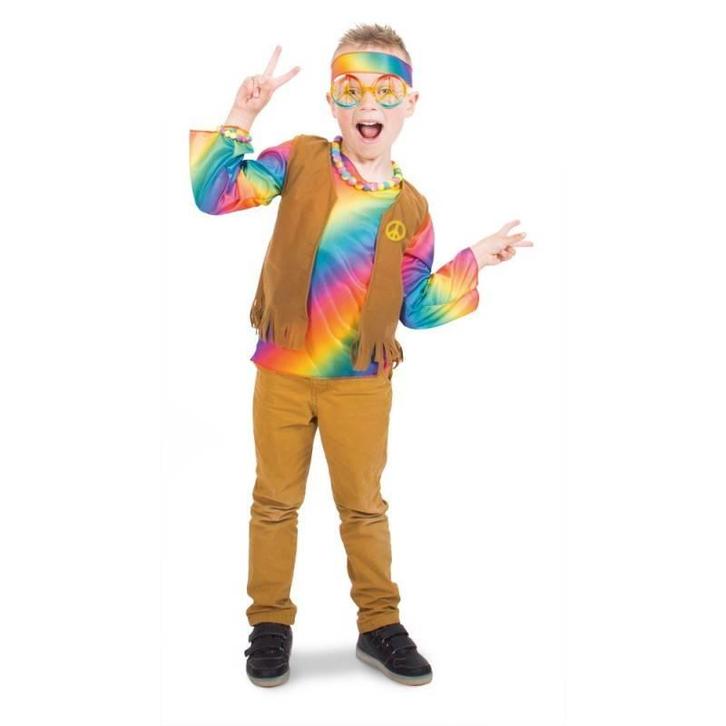 Hippie Pakje Flower Power Jongens, Kleding | Heren, Carnavalskleding en Feestkleding, Nieuw, Ophalen of Verzenden