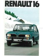 1980 RENAULT 16 BROCHURE FRANS, Boeken, Auto's | Folders en Tijdschriften, Nieuw, Renault, Author