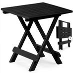 Bijzettafel - Kunststof 45x43x50cm - zwart (Tafels), Tuin en Terras, Tuintafels, Verzenden, Nieuw