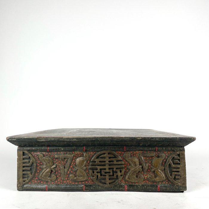 Mongoolse / Tibetaanse altaartafelblad - Hout - Mongolië -, Antiek en Kunst, Antiek | Overige Antiek