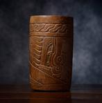 Pre-Columbiaans Maya cilinder voor chocolade met TL-test en
