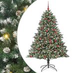 vidaXL Kunstkerstboom Groen 126 x 126 x 180 cm PVC en, Verzenden, Nieuw