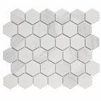 Mozaïek Barcelona 28.1x32.5 cm Geprint Porselein Hexagon Mat, Nieuw, Overige materialen, Overige typen, Ophalen of Verzenden