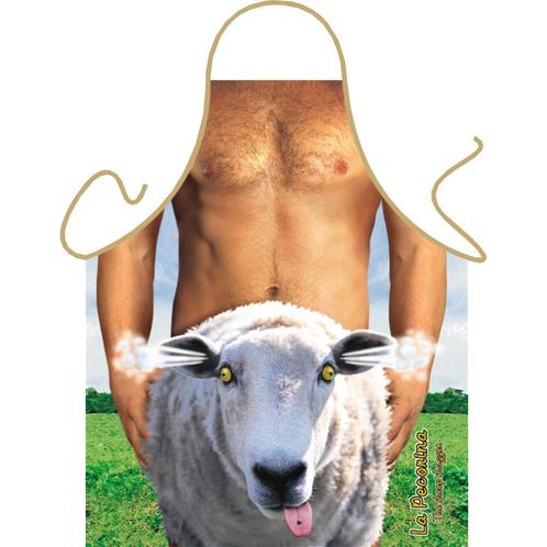 Keukenschort schaap - Fun schorten, Hobby en Vrije tijd, Feestartikelen, Verzenden