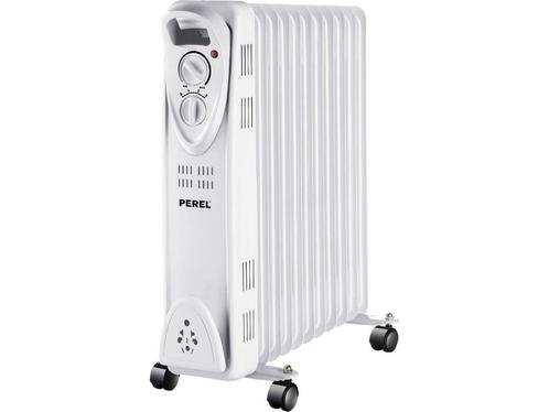 Perel Olieradiator, 11 ribben, drie warmtestanden, 2500 W, Tuin en Terras, Terrasverwarmers, Nieuw, Verzenden