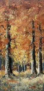 Europese school (XX) - Golden Serenity - NO RESERVE, Antiek en Kunst