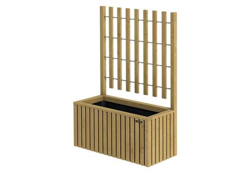 Trellis bloembak Elan 130 Excellent, 89 x 42 x 42 cm, Tuin en Terras, Schuttingen, Minder dan 3 meter, Nieuw, 1 tot 2 meter, Verzenden