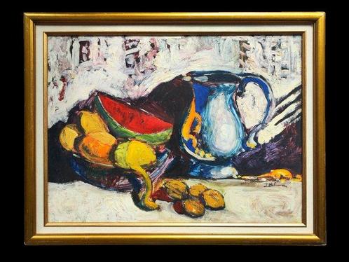 José Belmar Martínez (1945–2013) - Bodegón expresionista, Antiek en Kunst, Kunst | Schilderijen | Klassiek
