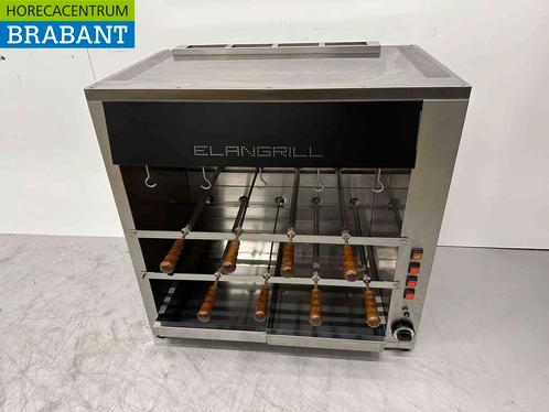 RVS Elangrill CM14 Churrasco grill 14 spiezen 90 cm GAS, Zakelijke goederen, Horeca | Keukenapparatuur, Nieuw zonder verpakking
