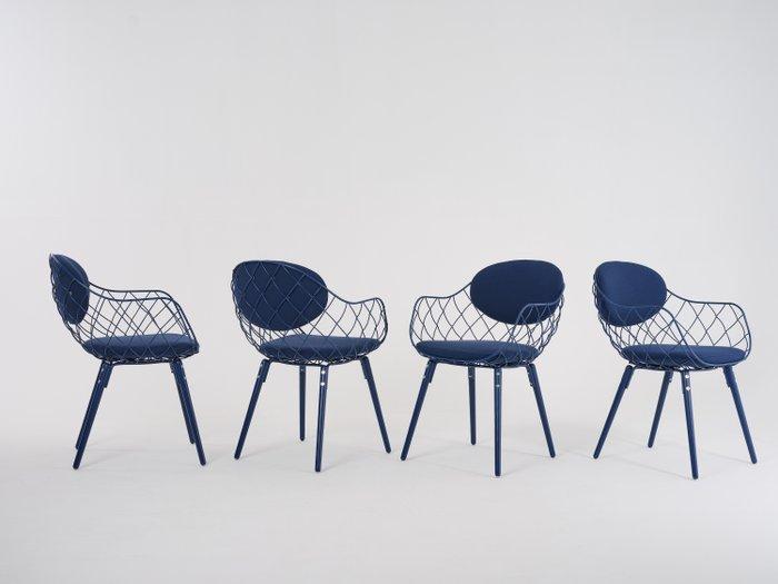 Magis - Jaime Hayon - Stoel (4) - Esdoorn, Staal, stof -, Antiek en Kunst, Kunst | Designobjecten