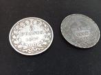 Frankrijk. Louis Philippe I. 5 Francs 1846-A et 1847-A (lot