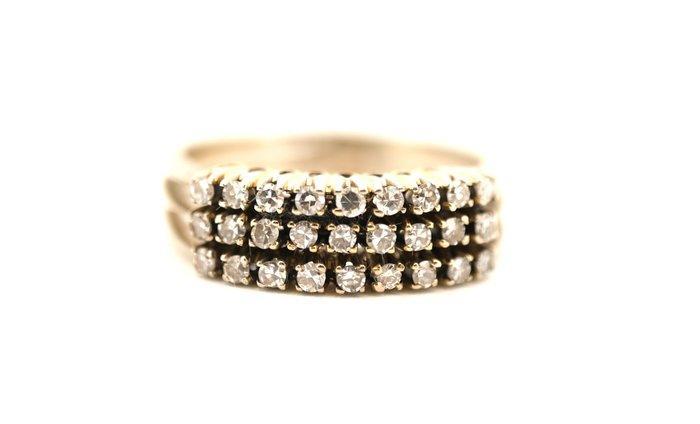 Ring - 19.2 kt. Witgoud Diamant (Natuurlijk), Sieraden, Tassen en Uiterlijk, Ringen