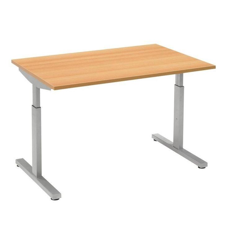 Recht T-poot bureau, 120 x 60 cm, Zakelijke goederen, Kantoor en Winkelinrichting | Kantoormeubilair en Inrichting, Ophalen of Verzenden