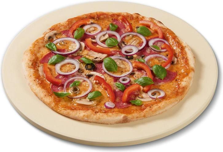 Pizzasteen rond - voor oven en bbq - pizzasteen barbecue -, Tuin en Terras, Houtskoolbarbecues, Verzenden