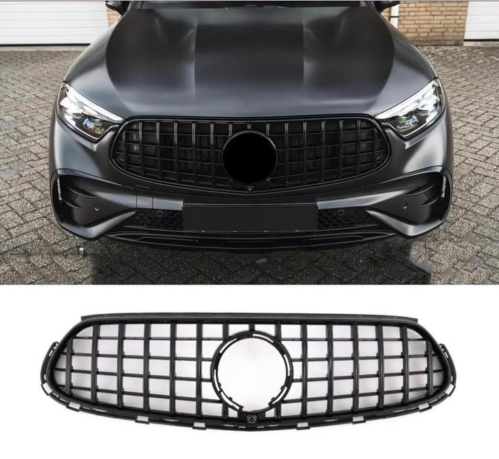 Grill voor Mercedes GLC-Klasse X254 2022-2025 | glans zwart, Auto diversen, Tuning en Styling