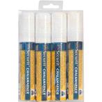Krijtstift Securit SMA-720 blok wit 7-15mm blister à 4 stuks, Ophalen of Verzenden, Nieuw