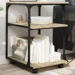 vidaXL Printerkastje 3-laags 43x48x64 cm bewerkt hout sonoma, Verzenden, Nieuw