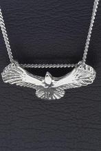 Zilveren Adelaar Wings of freedom ketting hanger, Nieuw, Verzenden