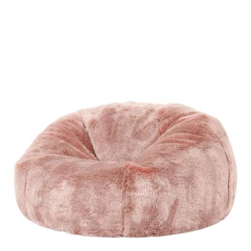 Cloudy Faux Fur Zitzak - Roze, Huis en Inrichting, Zitzakken, Verzenden
