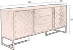 2dekans | Dutchbone - Class Dressoir - 180 x 45 x 80 cm -, Ophalen of Verzenden, Nieuw