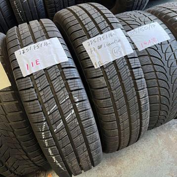 2 x Hankook Vantra 225-75-16 C 4 Seizoenbanden 10mm beschikbaar voor biedingen