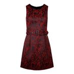 Atos Lombardini • rood zwarte jurk • XXS (IT38), Kleding | Dames, Nieuw, Maat 34 (XS) of kleiner, Atos Lombardini, Zwart