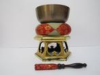 Brass Orin met kussen en belstok - Hout - Japan - Shwa