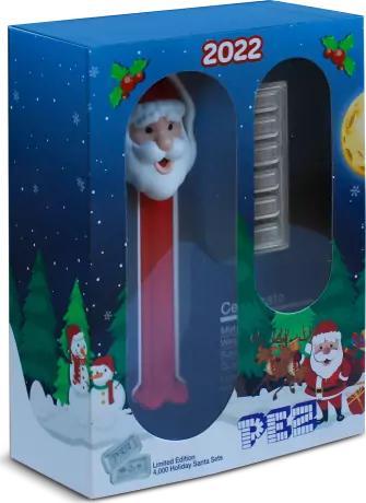 6 x 5 gram zilverbaar Pamp Suisse - PEZ Santa 2022 Dispenser, Postzegels en Munten, Edelmetalen en Baren, Zilver, Verzenden